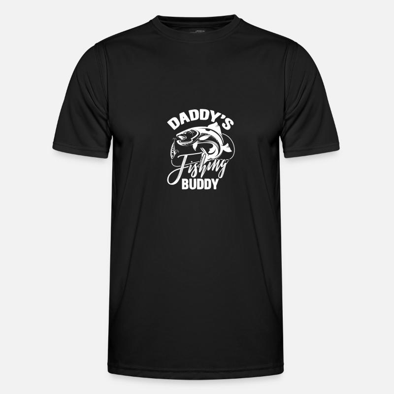 Angler Father - Men's Functional T-Shirt - black
