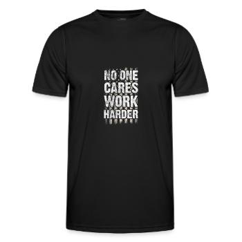 Motivation Motivieren Karriere Spruch Geschenk - Männer Funktions-T-Shirt - Schwarz - Vorne - AI Model Male 178 dark (178cm)