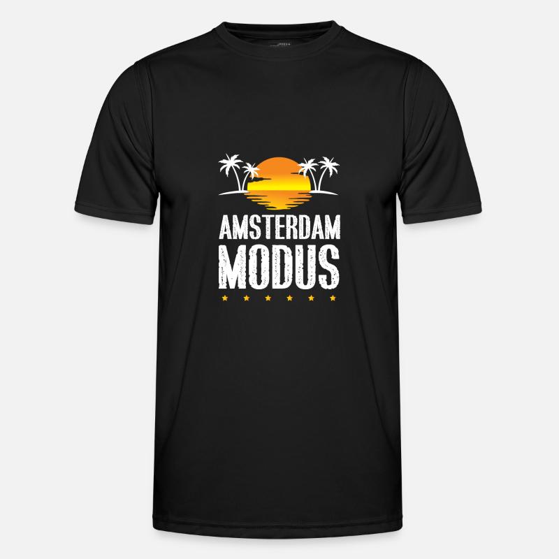 Amsterdam Mode - Men's Functional T-Shirt - black