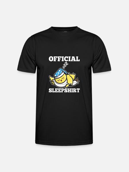 Official sleepshirt chicken - Men's Functional T-Shirt - black