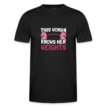 Musculation Musculation - T-shirt sport Homme - noir - Devant - AI Model Male 178 dark (178cm)