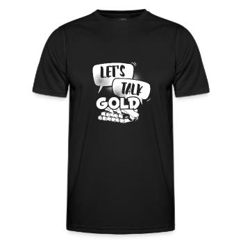 Gold Mining Gold Mine - Men's Functional T-Shirt - black - Front - AI Model Male 178 dark (178cm)