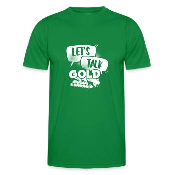 Goldbergbau Goldmine - Männer Funktions-T-Shirt - Kelly Green - Vorne - AI Model Male 178 dark (178cm)