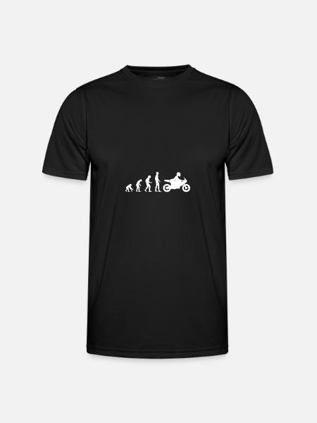 Evolution Motocyclisme Motard Motard - T-shirt sport Homme - noir