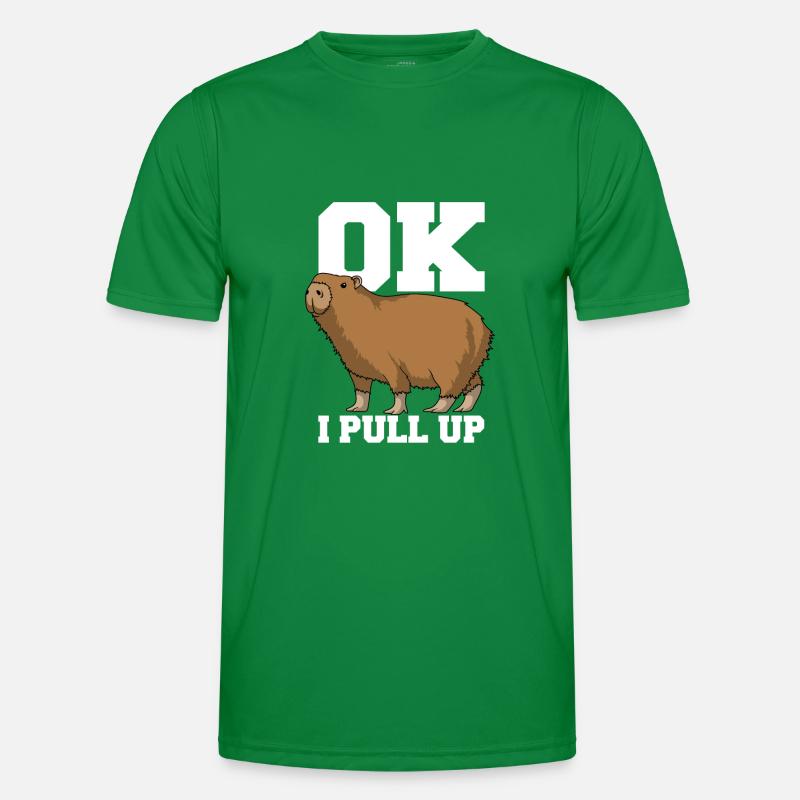 Ok, I pull up Capybara gift Men's Functional T-Shirt