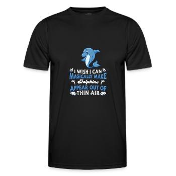 Dauphins Dauphins - T-shirt sport Homme - noir - Devant - AI Model Male 178 dark (178cm)