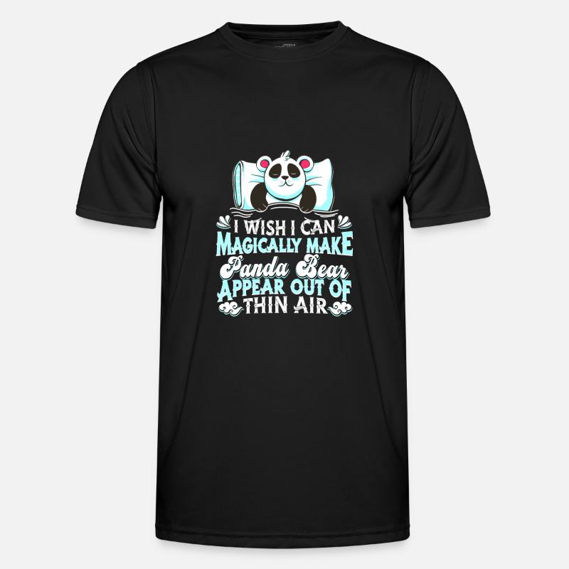 Panda Panda Bear - Men's Functional T-Shirt - black