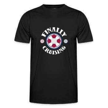 Cruise Cruise Ship - Men's Functional T-Shirt - black - Front - AI Model Male 178 dark (178cm)