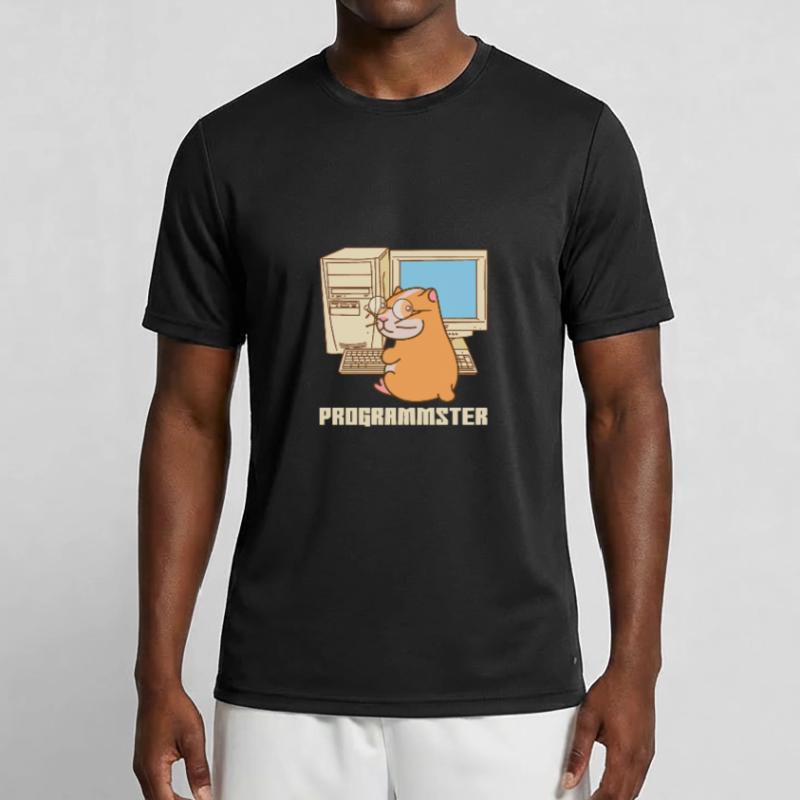 Hamster Programmierer Wortspiel Programmer Rodent Männer Funktions-T-Shirt