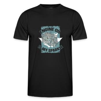 LKW Fahrer Lastwagenfahrer Fernfahrer Trucker - Männer Funktions-T-Shirt - Schwarz - Vorne - AI Model Male 178 dark (178cm)