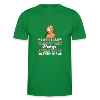 Monkey - Men's Functional T-Shirt - kelly green - Front - AI Model Male 178 dark (178cm)