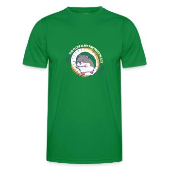 Hamsterrassen Hamster Fluff Favorite Place Rodent - Männer Funktions-T-Shirt - Kelly Green - Vorne - AI Model Male 178 dark (178cm)