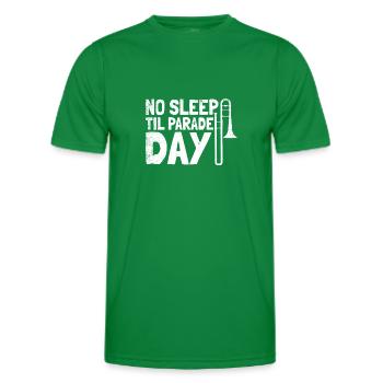 Trombone - Men's Functional T-Shirt - kelly green - Front - AI Model Male 178 dark (178cm)