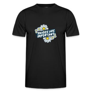 Hobbygärtner Garten Gärtner Gänseblume - Männer Funktions-T-Shirt - Schwarz - Vorne - AI Model Male 178 dark (178cm)