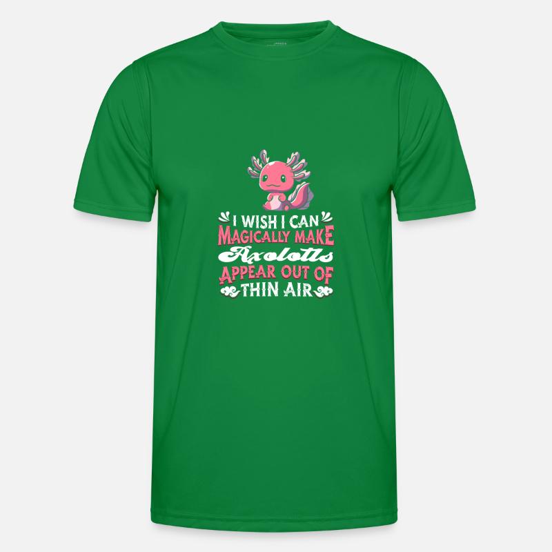 Axolotl Salamander Männer Funktions-T-Shirt