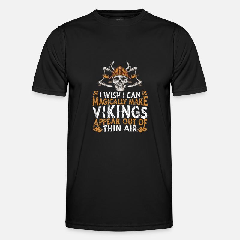 Wikinger Walhalla - Männer Funktions-T-Shirt - Schwarz