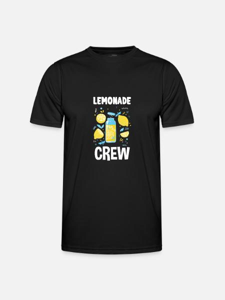 Lemonade Crew Juice Stand - Men's Functional T-Shirt - black