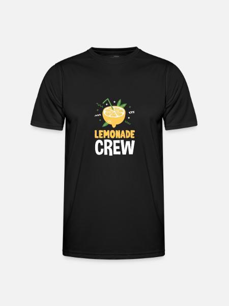 Lemonade Crew Juice Stand - Men's Functional T-Shirt - black