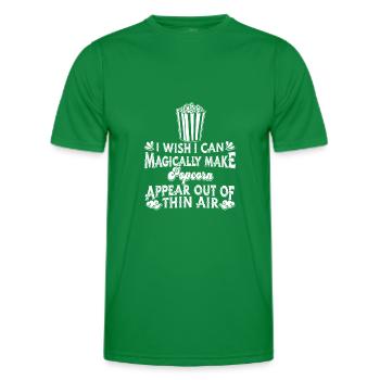 Popcorn - Men's Functional T-Shirt - kelly green - Front - AI Model Male 178 dark (178cm)