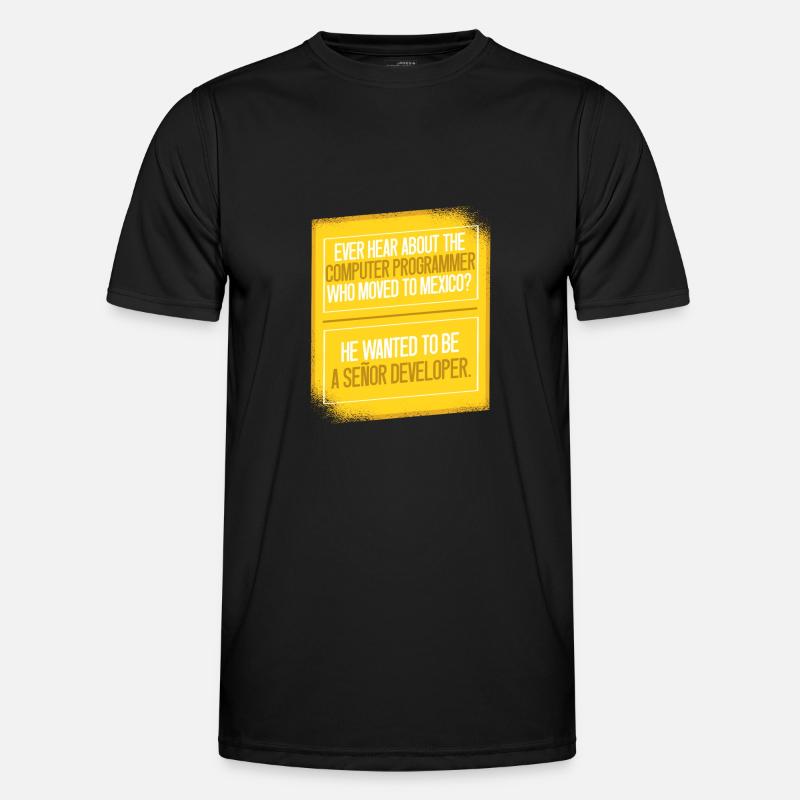 Programmer Coder Software Developer - Men's Functional T-Shirt - black