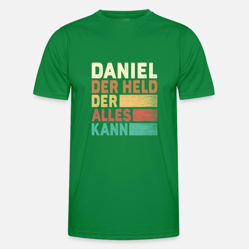 Daniel Name Geschenk Männer Funktions-T-Shirt