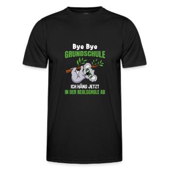 Grundschulabschluss Realschule Einschulung 5Klasse - Männer Funktions-T-Shirt - Schwarz - Vorne - AI Model Male 178 dark (178cm)