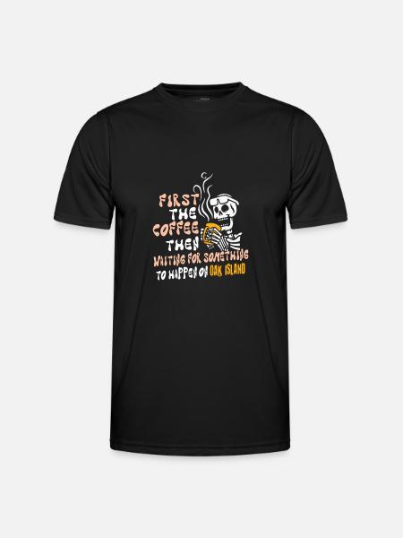 Oak Island Schatzsuche Geheimnis Von Oak Island - Männer Funktions-T-Shirt - Schwarz