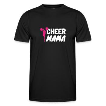 Cheer Mom - Männer Funktions-T-Shirt - Schwarz - Vorne - AI Model Male 178 dark (178cm)