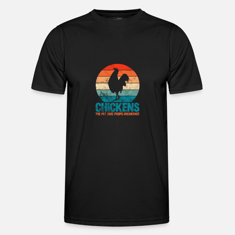 Huhn Männer Funktions-T-Shirt