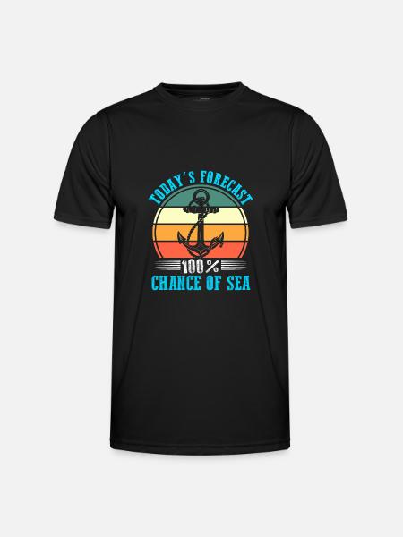 Captain Boat Captains Gift - Men's Functional T-Shirt - black