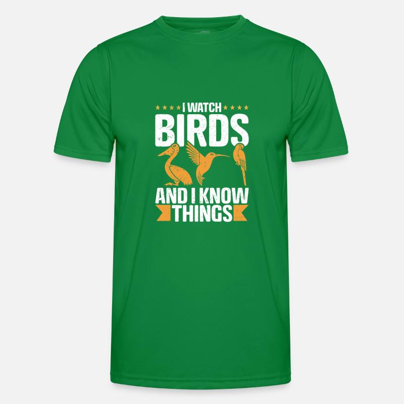 Beobachte sie Männer Funktions-T-Shirt