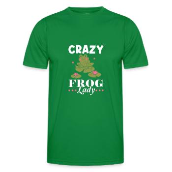 Froschmädchen - Männer Funktions-T-Shirt - Kelly Green - Vorne - AI Model Male 178 dark (178cm)