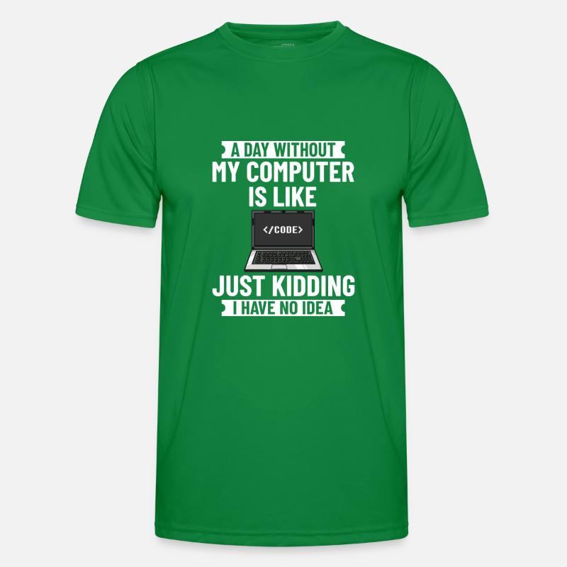 Programmierer Programmieren Computerentwickler Pc Männer Funktions-T-Shirt