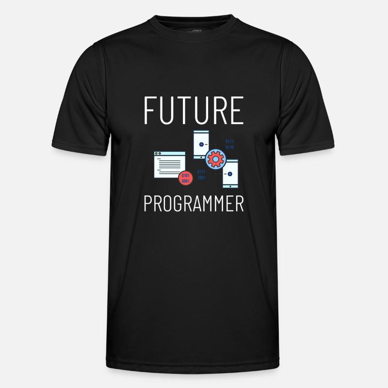 Programmierer Programmieren Computerentwickler Pc - Männer Funktions-T-Shirt - Schwarz