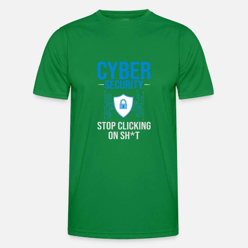 Cyber Security Information Computer Sicherheit Männer Funktions-T-Shirt