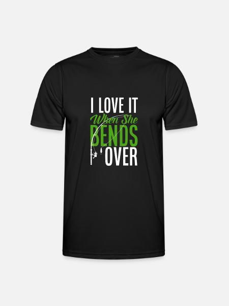 Fun Fishing Angler Fisherman Gift - Men's Functional T-Shirt - black