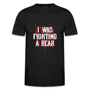 Bears Brown Bear Polar Bear Bear - Men's Functional T-Shirt - black - Front - AI Model Male 178 dark (178cm)