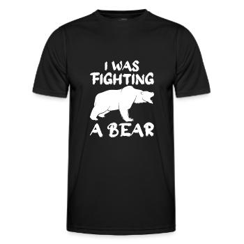 Bears Brown Bear Polar Bear Bear - Men's Functional T-Shirt - black - Front - AI Model Male 178 dark (178cm)