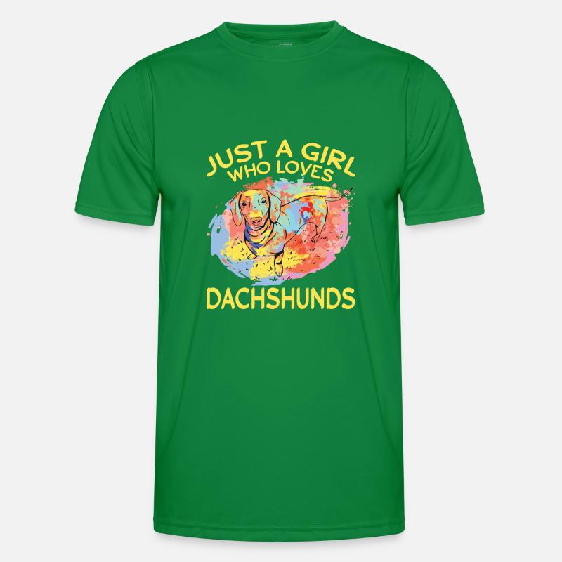 Dachshund Rough-haired Dachshund Men's Functional T-Shirt