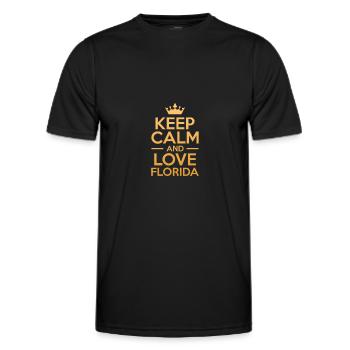 Floride - T-shirt sport Homme - noir - Devant - AI Model Male 178 dark (178cm)