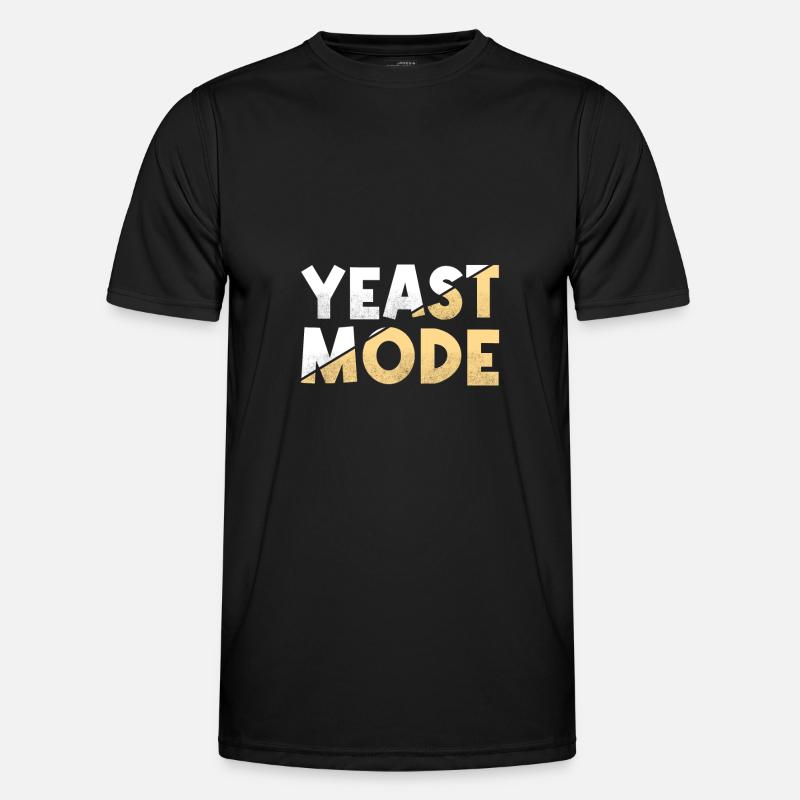 Yeast Mode - Baker - Männer Funktions-T-Shirt - Schwarz