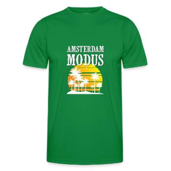 Amsterdam Mode - Men's Functional T-Shirt - kelly green - Front - AI Model Male 178 dark (178cm)