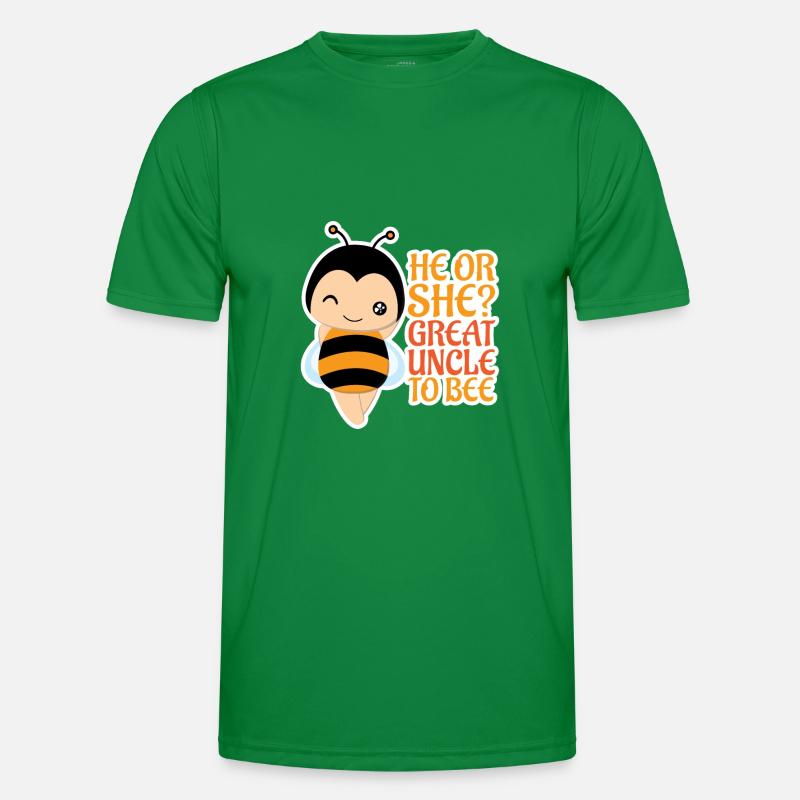 He Or She Great Uncle To Bee Great Uncle Men's Functional T-Shirt