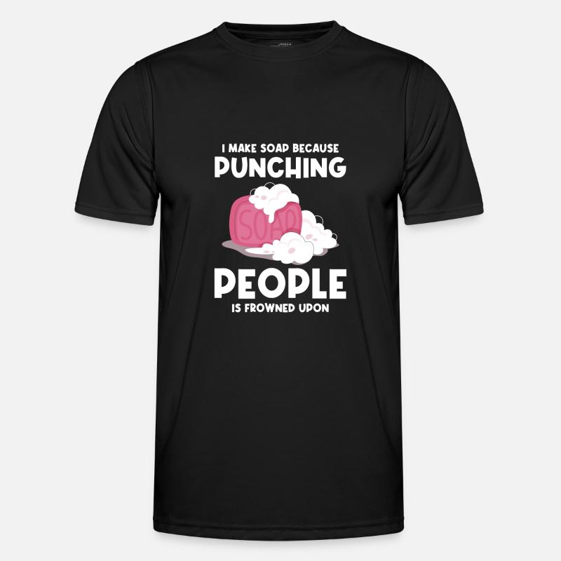 Soap Maker - Men's Functional T-Shirt - black