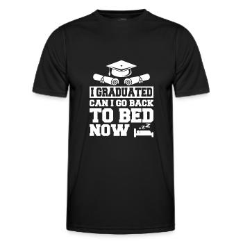 School Student Student Teacher - Men's Functional T-Shirt - black - Front - AI Model Male 178 dark (178cm)