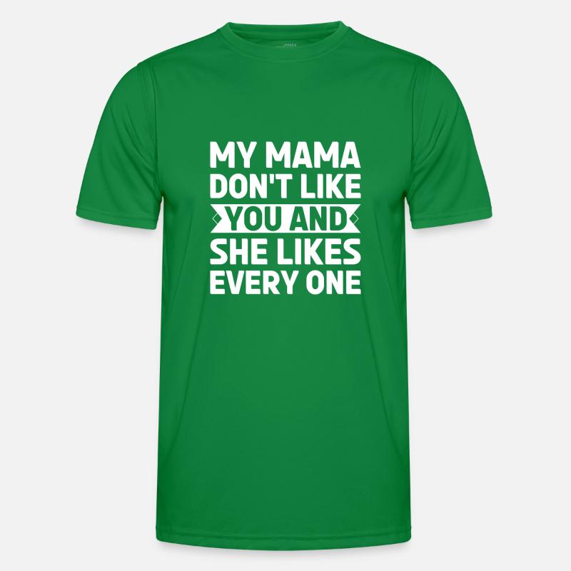 Mama Mutter Muttertag Spruch Männer Funktions-T-Shirt
