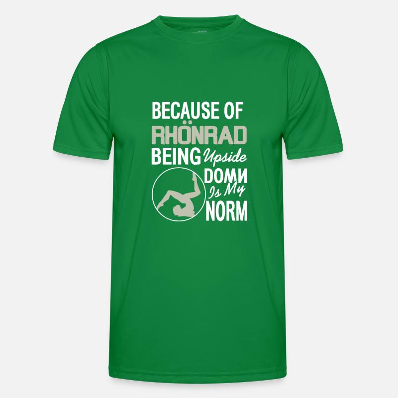 Standing upside down is my norm Men's Functional T-Shirt