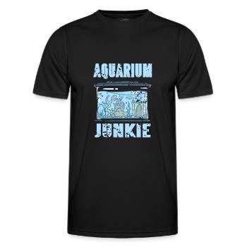 Aquarium Junkie - T-shirt sport Homme - noir - Devant - AI Model Male 178 dark (178cm)