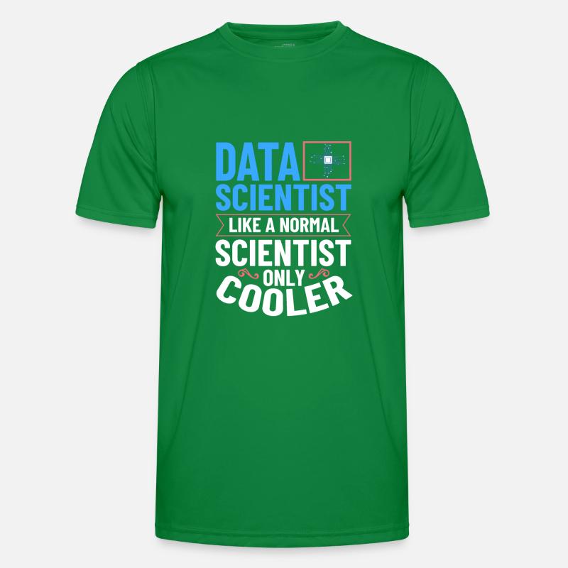 Datenwissenschaftler Data Science Wissenschaft Männer Funktions-T-Shirt