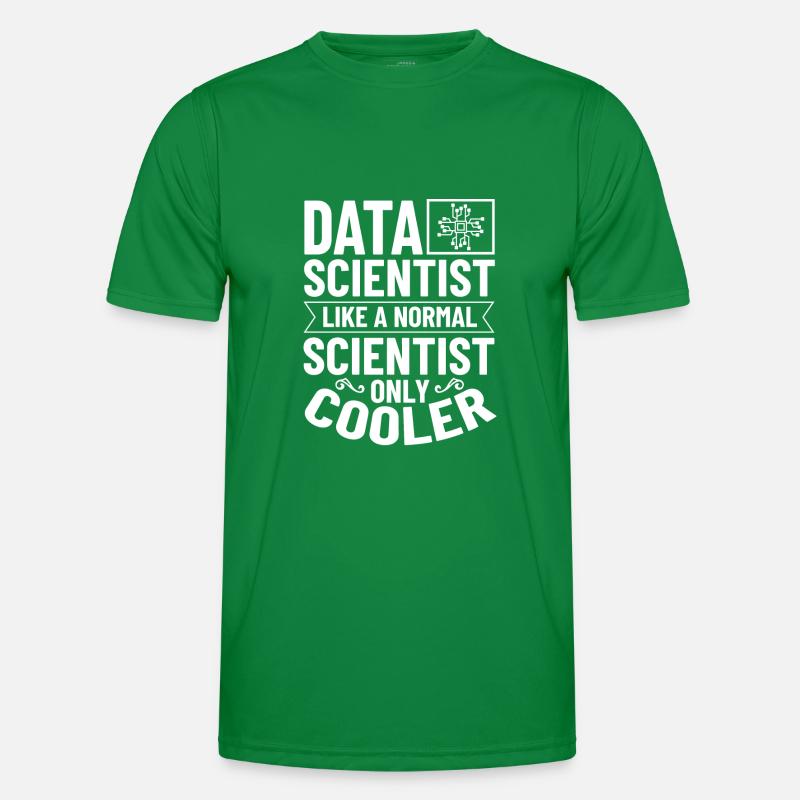 Datenwissenschaftler Data Science Wissenschaft Männer Funktions-T-Shirt